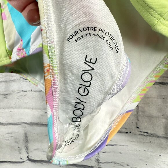 BODY GLOVE Colorbox Wave Size Small Long Sleeve One Piece Rash Guard Swimsuit - Picture 5 of 11